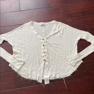 Off white button up shirt